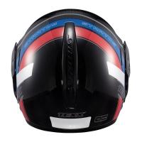 Capacete Texx Esc Stratos 180 Journey Pret Azul Verm 56 [f016] - 3