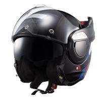 Capacete Texx Esc Stratos 180 Journey Pret Azul Verm 56 [f016] - 5