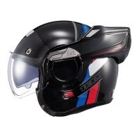 Capacete Texx Esc Stratos 180 Journey Pret Azul Verm 56 [f016] - 6