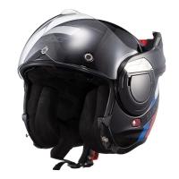 Capacete Texx Esc Stratos 180 Journey Pret Azul Verm 56 [f016] - 7