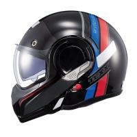 Capacete Texx Esc Stratos 180 Journey Pret Azul Verm 56 [f016] - 8