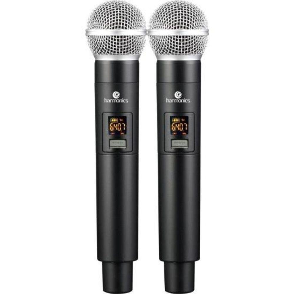 Microfone Sem Fio Harmonics Hsf-200 Duplo [f002] - 3