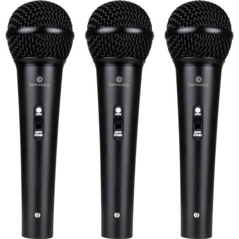 Kit De Microfone Harmonics Mdu201 Com 3 Microfones Dinâmico Cardióide - Ki - 3 [f002] - 6
