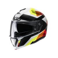 Capacete Hjc I90 Lark Amarelo Laranja Branco E Preto 63 [f016] - 1