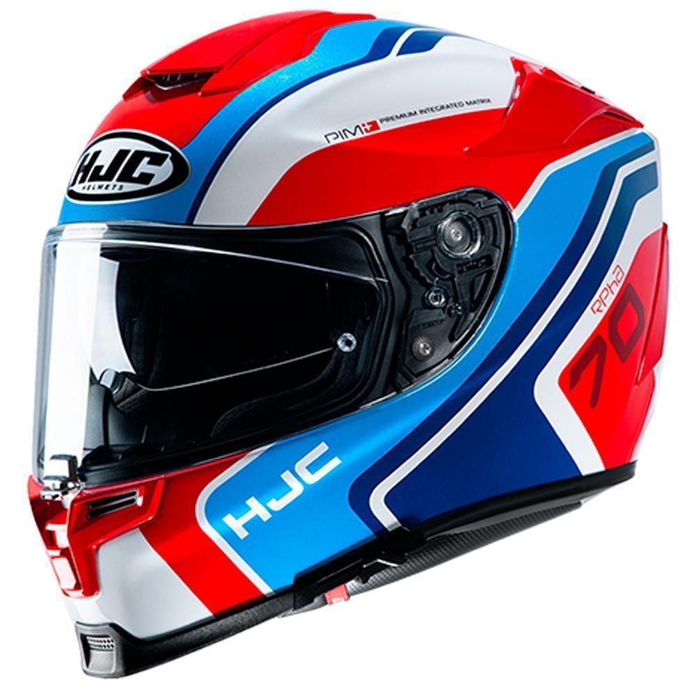 Capacete Hjc Rpha 70 Kroon Vermelho Azul E Branco 61 [f016] - 1