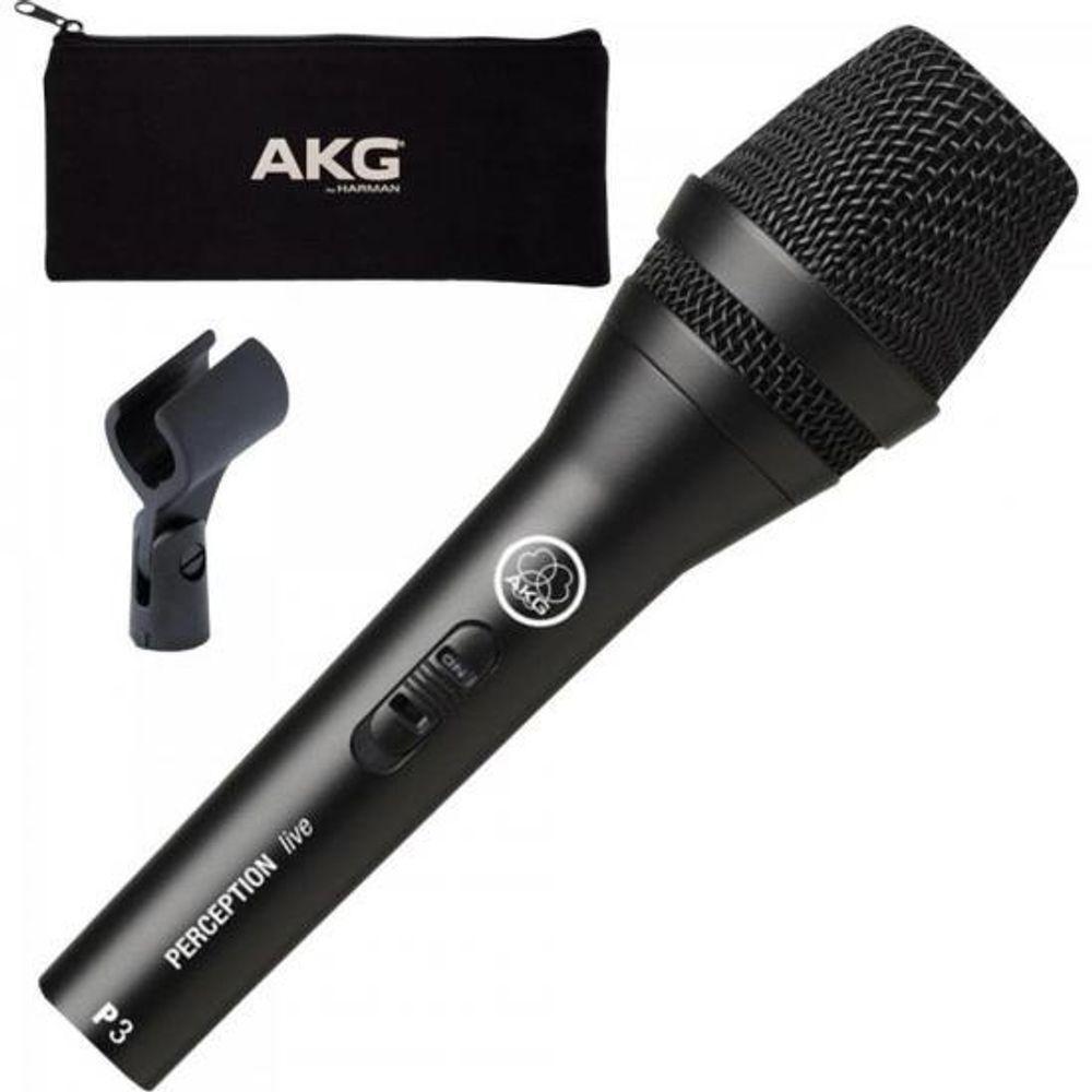 Microfone Perception Akg 3s Preto [f002] - 1