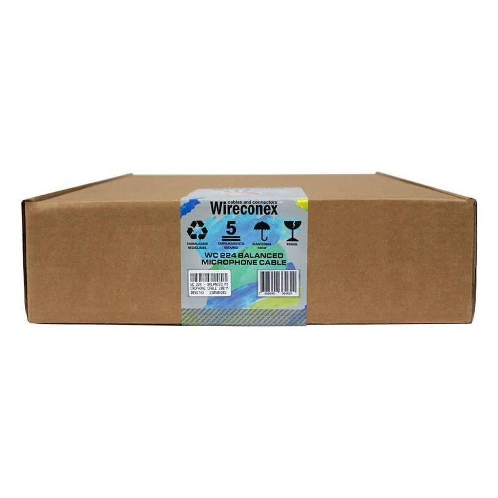Cabo Balanceado Para Microfone Wc 224 100 Metros Wireconex [f108] - 4