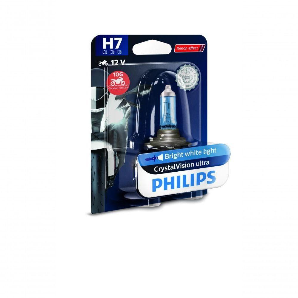 Lampada Farol Philips H7 12v 55w Cristalvision Ultra Px26d [f016] - 2