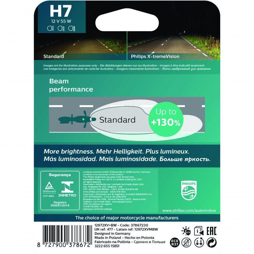 Lampada Farol Philips H7 55w X-tremevision [f016] - 2