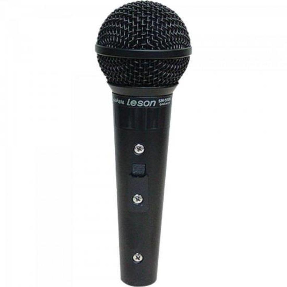 Microfone Vocal Leson Sm58 P4bk Profissional Preto Fosco [f002] - 1