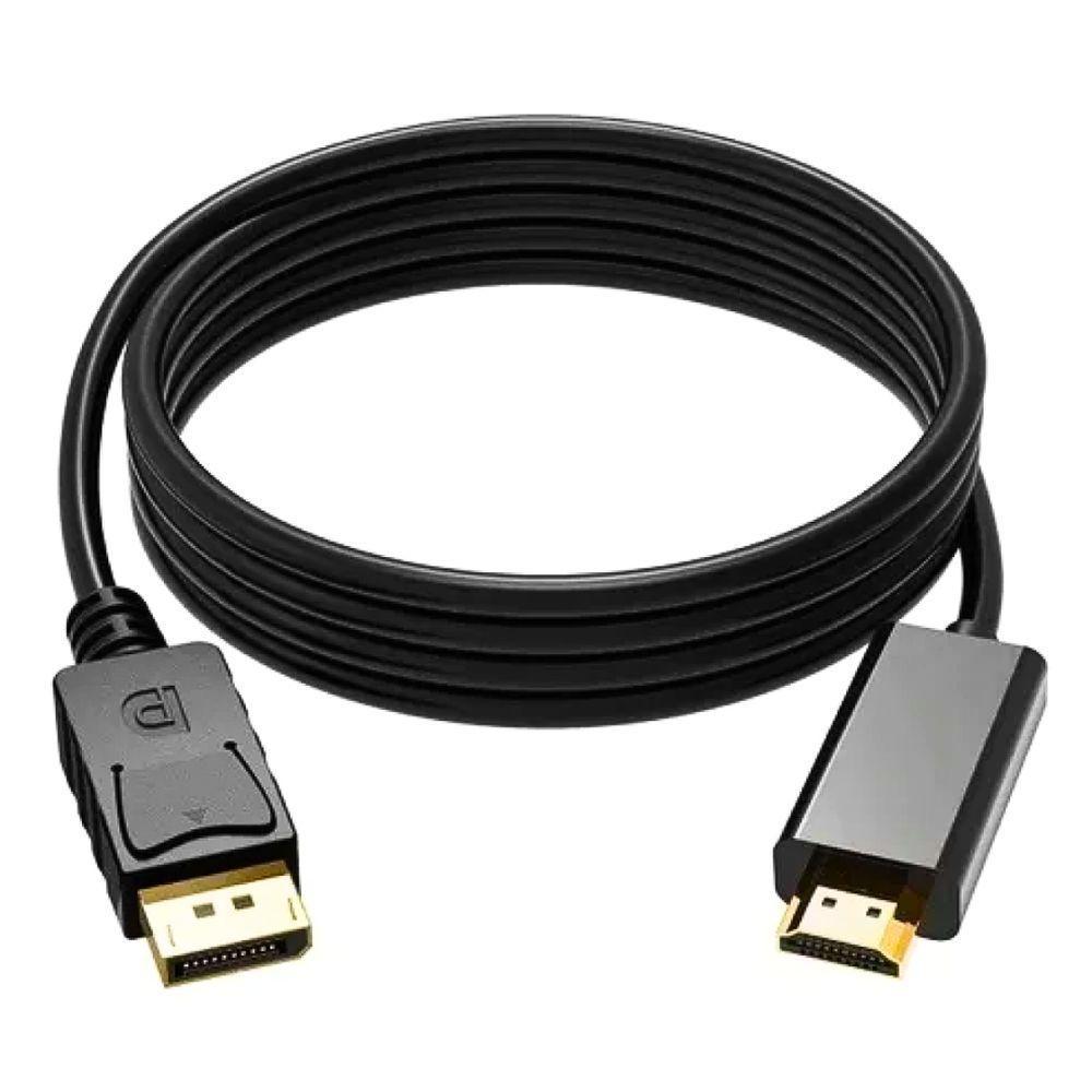 Cabo Displayport Macho Para Hdmi 2.0 Macho 1.8m - 1