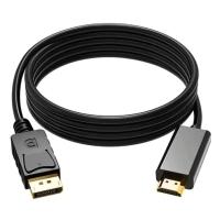 Cabo Displayport Macho Para Hdmi 2.0 Macho 1.8m - 1