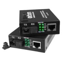 Extensor Conversor Fibra Optica Para Rj45 10/100/1000 Mbps - 1