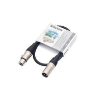 Cabo Para Microfone Emborrachado Xlr Xlr 1 Metro Mpbe-1 Wireconex [f108] - 1