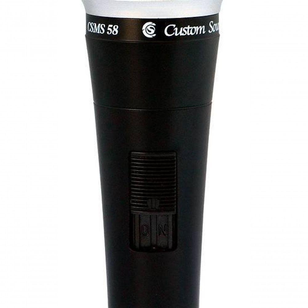 Microfone Custom Sound Csms 58 Com Cabo [f108] - 3