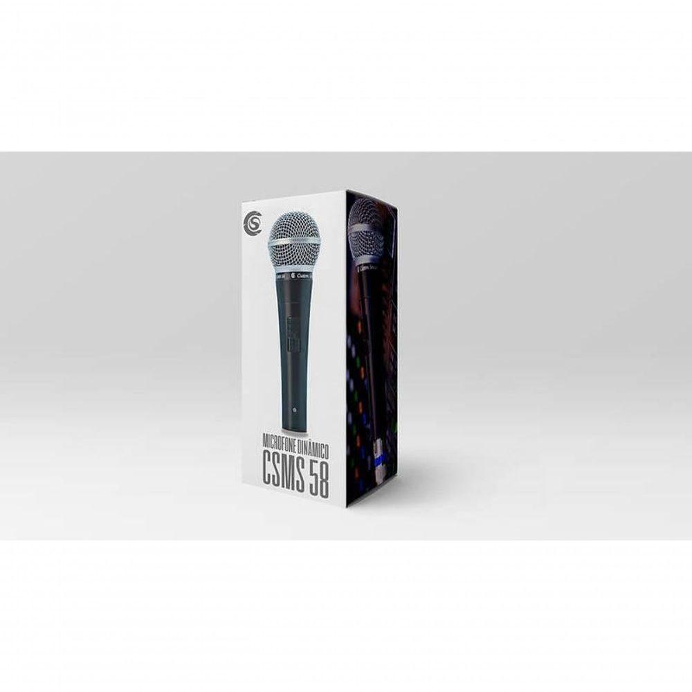 Microfone Custom Sound Csms 58 Com Cabo [f108] - 4