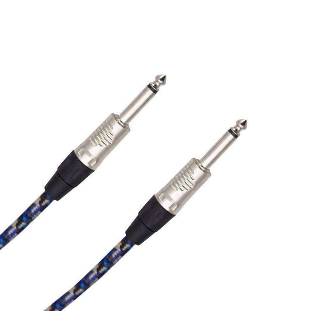 Cabo Para Instrumentos Têxtil P10 P10 5 Metros Guitx-05 Wireconex [f108] - 3