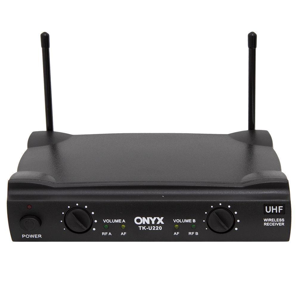 Microfone Sem Fio Duplo Tk U220 Uhf Onyx [f097] - 6
