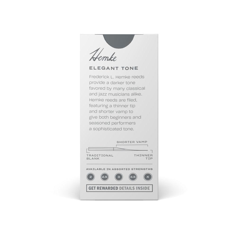 Palheta Sax Soprano 2.0 (5 Unidades) D Addario F. L. Hemke [f035] - 2