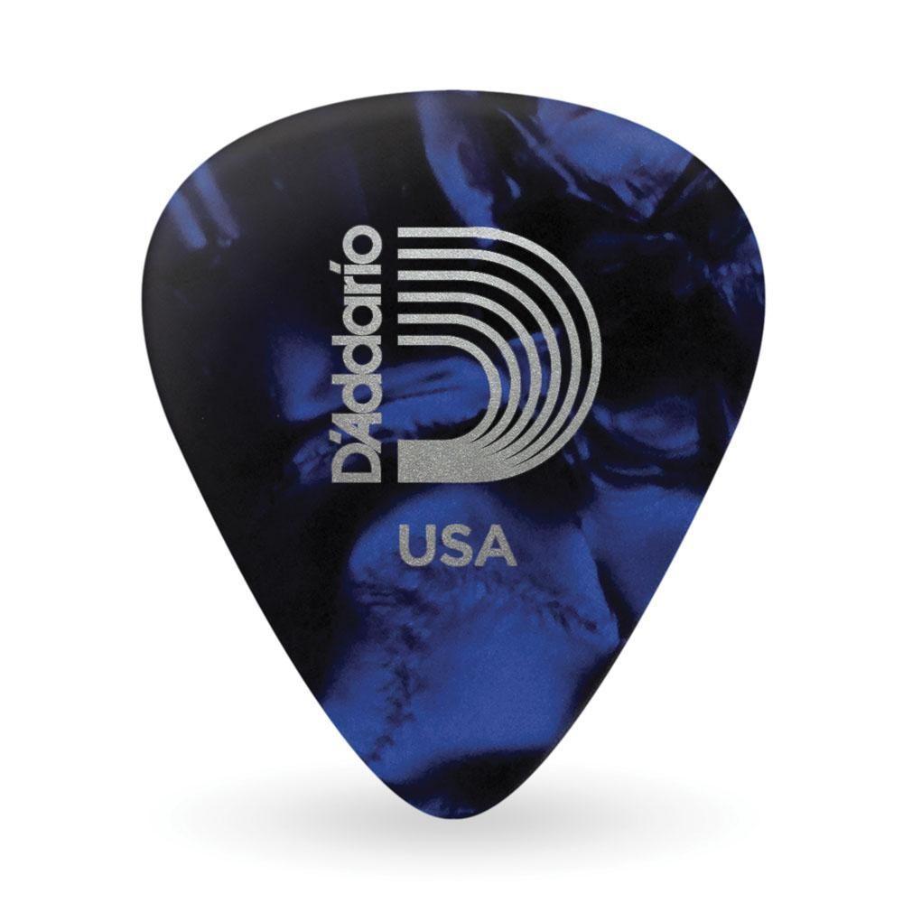 Palheta Celulóide Azul Perolada Média D Addario 1cbup4-10 [f035] - 1
