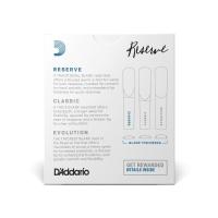 Palheta Clarineta Bb 4.0 (10 Unidades) D Addario Reserve [f035] - 3