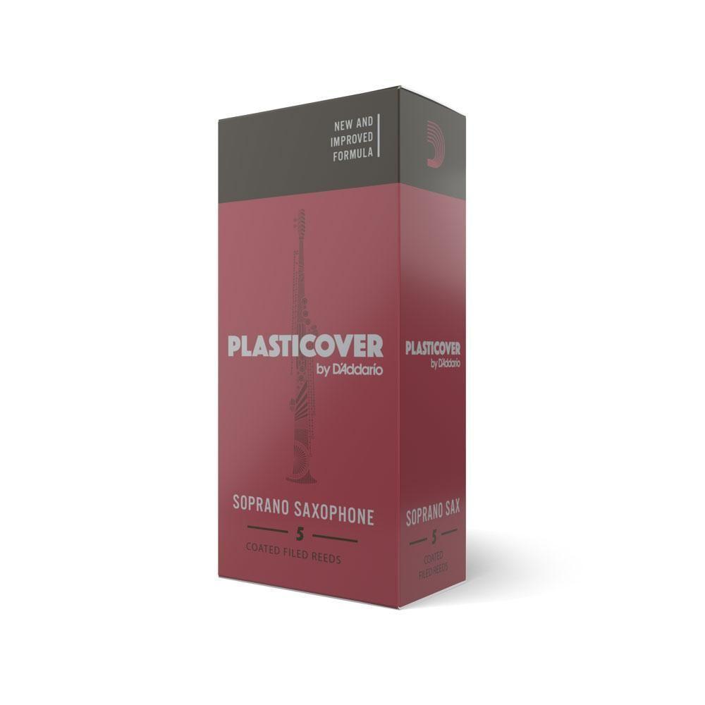Palheta Sax Soprano 2.5 (5 Unidades) D Addario Plasticover [f035] - 3