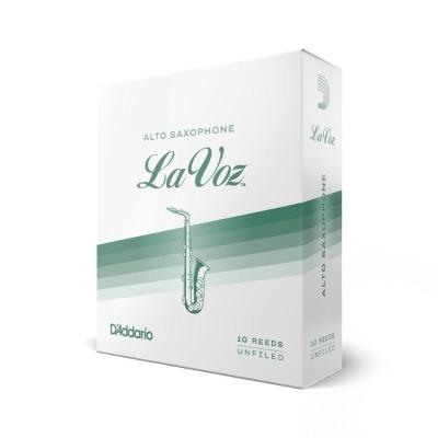 Palheta Sax Alto M-s (10 Unidades) D Addario La Voz Rjc10ms [f035]
