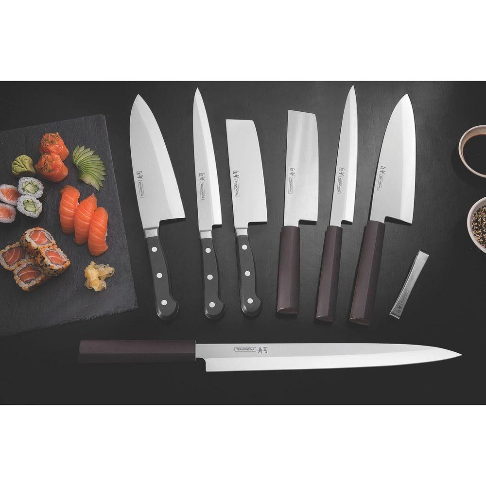 Faca Nakiri Tramontina Sushi Com Lâmina Em Aço Inox E Cabo De Nylon 7" Tramontina - 2