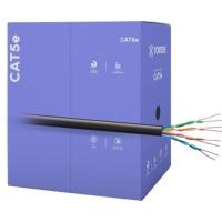 Cabo De Rede Cat5e 305m Fortrek Fk500c Cmx Preto - Cx - 305 - 1