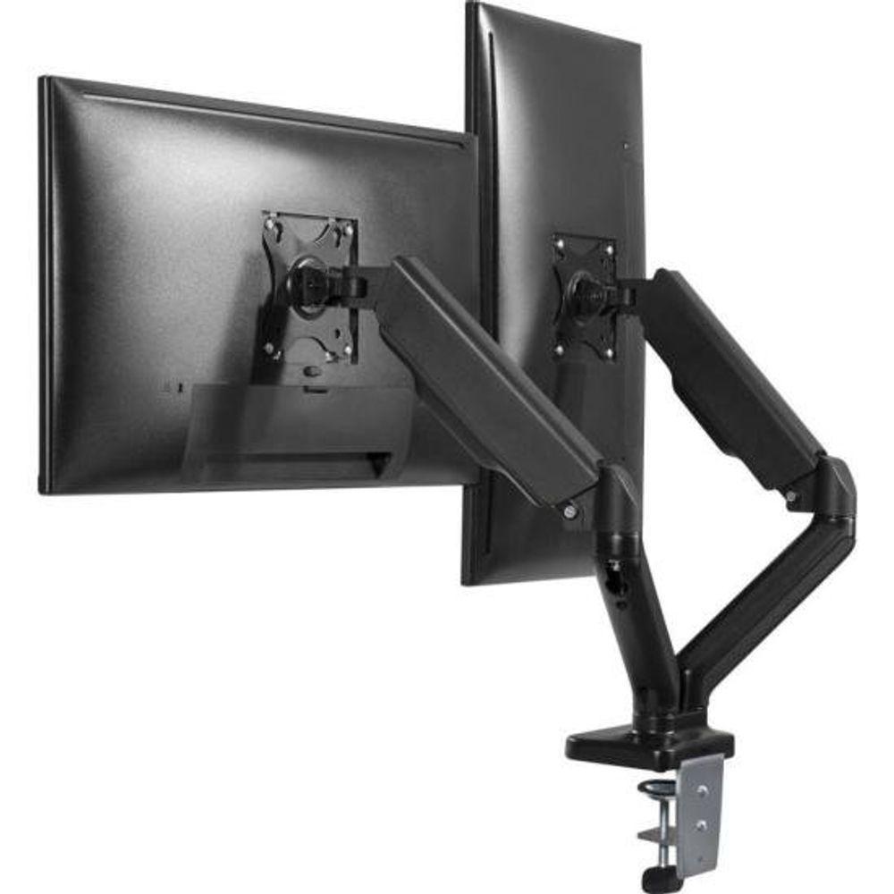 Suporte Articulado Para Dois Monitores Com Pistão A Gás Fortrek Fk441s 17"-32". - 2