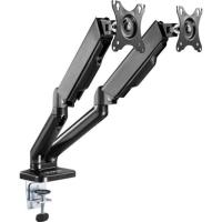 Suporte Articulado Para Dois Monitores Com Pistão A Gás Fortrek Fk441s 17"-32".