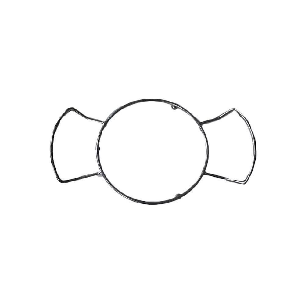 Suporte Apoio Em Aço Cromado Servir Mesa Chapa Petisco 20cm - 1