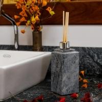 Difusor Vareta Essências Aromas Banheiro Ambiente Prata 7Cm - 2