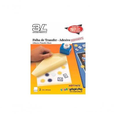 Folha De Transfer Adesivo - Blister Com 03 Folhas