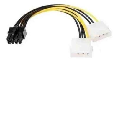 Cabo Adaptador 8 Pinos Pci 6 2 Molex P 2 Ide 4 Pinos C 18cm