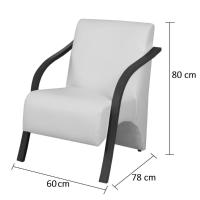 Kit3 Poltronas Decorativas Vênus 1 Lugar Braço Pé Madeira D Salla Suede - 3