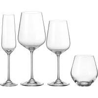 Bohemia Globo Jg Taças Cristal Transp 16pç - 1