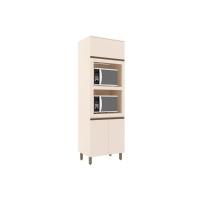 Paneleiro de Cozinha Connect c/ 3 Portas (2 Fornos) 71,5cm Off White - Henn - 1