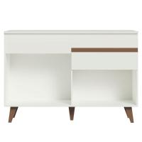 Balcão Gabinete De Pia Cozinha 2 Portas 1 Gaveta Branco Reims Madesa Branco - 6