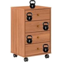 Mesa De Cabeceira 04 Gavetas Presence 9070 Amendola Touch Demobile Amendola Touch - 7