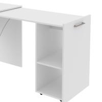 Escrivaninha Multiuso Retratil 2 Nicho Me4170 Branco Tecno Mobili Branco - 5