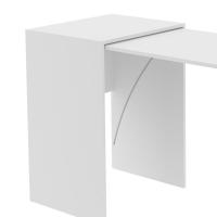 Escrivaninha Multiuso Retratil 2 Nicho Me4170 Branco Tecno Mobili Branco - 7