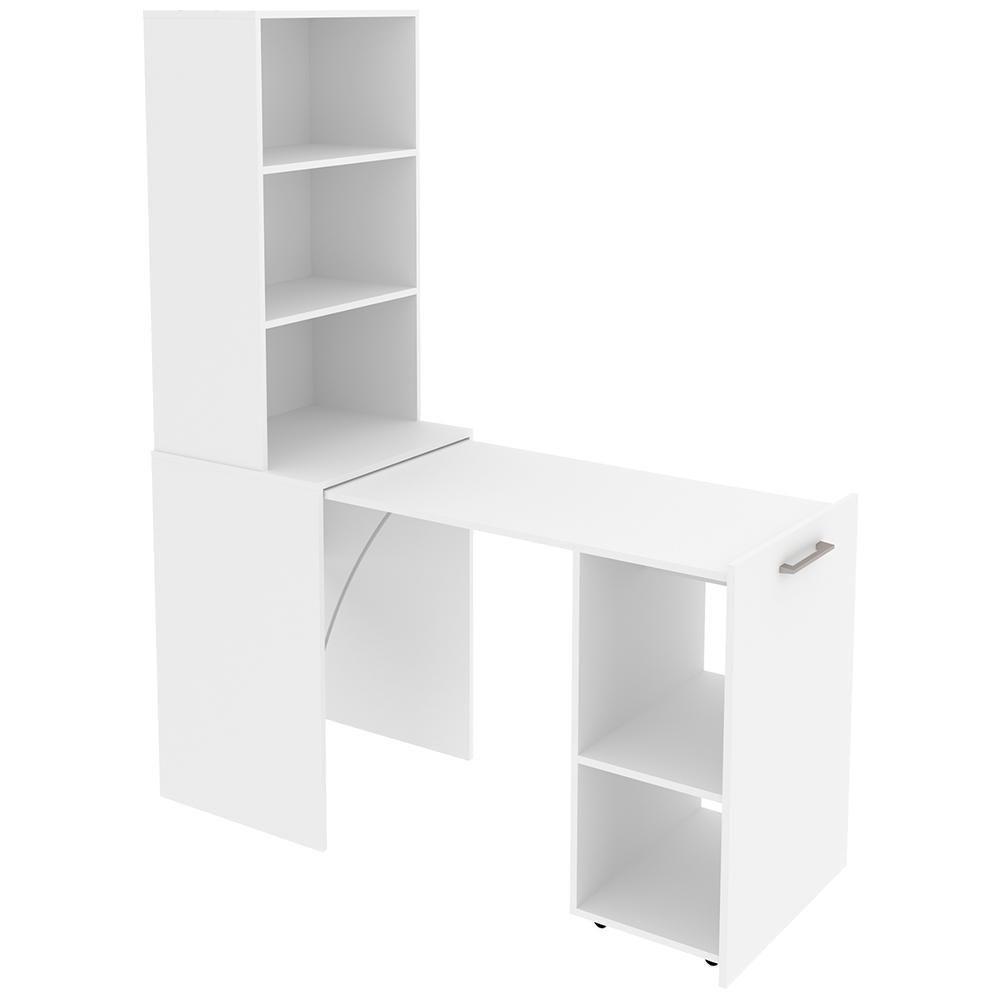 Armario Escrivaninha Multiuso Retratil 5 Nicho Me4171 Branco Tecno Mobili Branco - 1