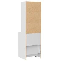 Armario Escrivaninha Multiuso Retratil 5 Nicho Me4171 Branco Tecno Mobili Branco - 8