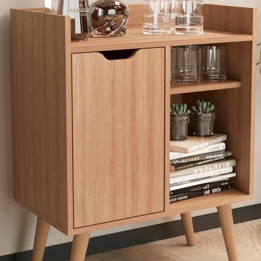 Aparador Balcao Bar Cantinho Do Cafe Multiuso Ap2310 Amendoa Tecno Mobili Amendoa - 4