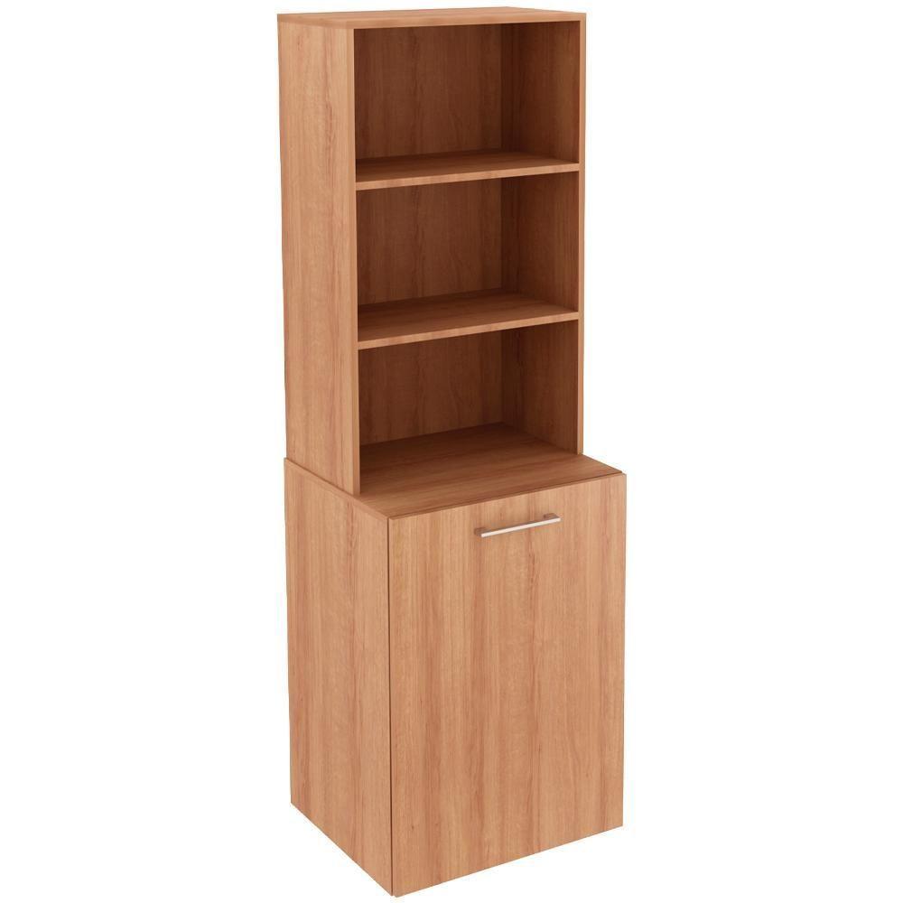 Armario Escrivaninha Multiuso Retratil 5 Nicho Me4171 Amendoa Tecno Mobili Amendoa - 7