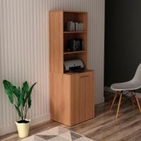 Armario Escrivaninha Multiuso Retratil 5 Nicho Me4171 Amendoa Tecno Mobili Amendoa - 5