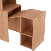 Armario Escrivaninha Multiuso Retratil 5 Nicho Me4171 Amendoa Tecno Mobili Amendoa - 8