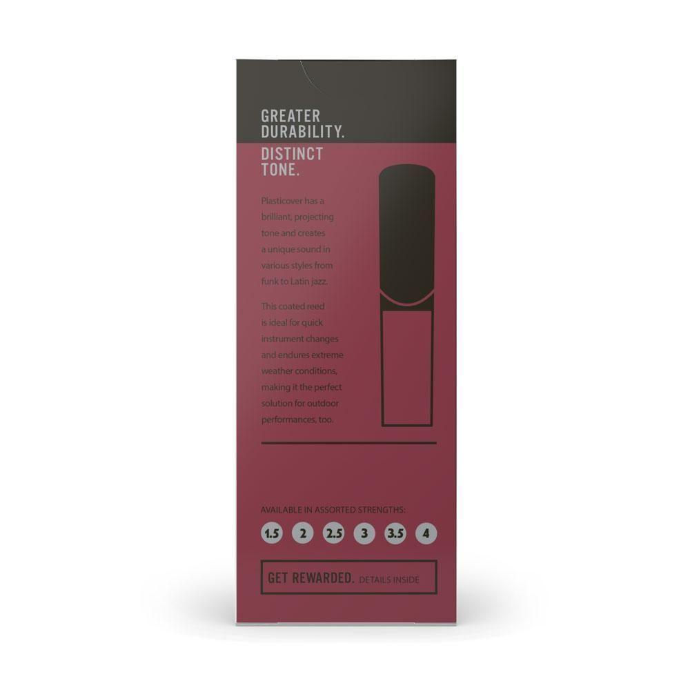Palheta Sax Barítono 2.5 (5 Unidades) D Addario Plasticover [f035] - 3