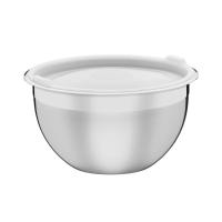 Recipiente Tramontina Cucina Em Aço Inox Com Tampa Plastica Preparar E Servir 28 Cm 8,3 L - 6